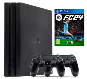 Б.У. Sony Playstation 4 PRO 1Tb CUH-71** + FC24 + Dualshock 4
