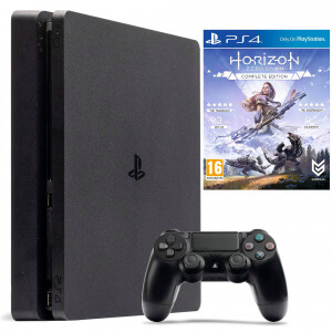 Б.У. Sony Playstation 4 Slim 1Tb + Horizon Zero Dawn Complete Edition