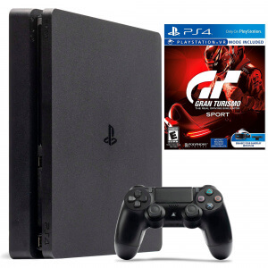 Б.У. Sony Playstation 4 Slim 1Tb + Gran Turismo Sport